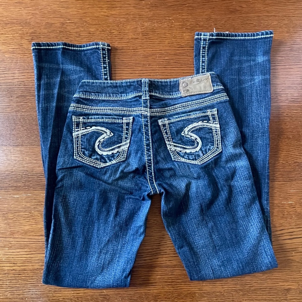 Silver Bootcut Jeans